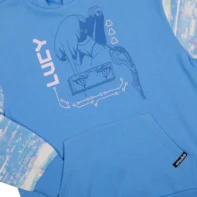 Lucy Blue Hoodie - Image 3
