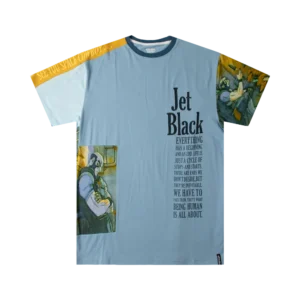 Black Patchwork T-shirt