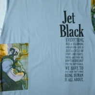 Black Patchwork T-shirt - Image 3