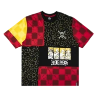 One Piece Patchwork Red