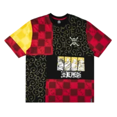 One Piece Patchwork Red