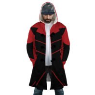 Dr. Eggman V2 Hooded Cloak Coat - Image 2