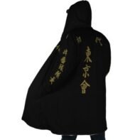 Manji Gang Hooded Cloak Coat - Image 3