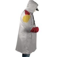 Navy Admiral Hooded Cloak Coat - Image 3