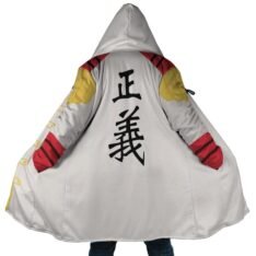 Navy Admiral Hooded Cloak Coat
